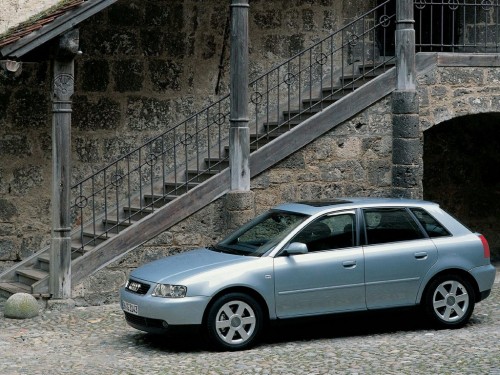 Характеристики автомобиля Audi A3 1.8T MT quattro (11.1998 - 08.2000): фото, вместимость, скорость, двигатель, топливо, масса, отзывы