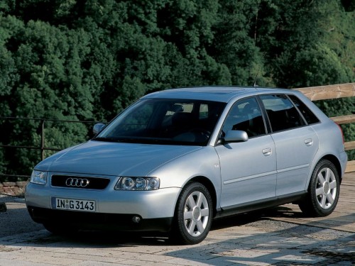 Характеристики автомобиля Audi A3 1.6 MT (09.2000 - 07.2003): фото, вместимость, скорость, двигатель, топливо, масса, отзывы