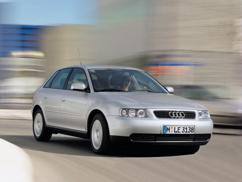 Характеристики автомобиля Audi A3 1.8T MT quattro (09.2000 - 06.2003): фото, вместимость, скорость, двигатель, топливо, масса, отзывы