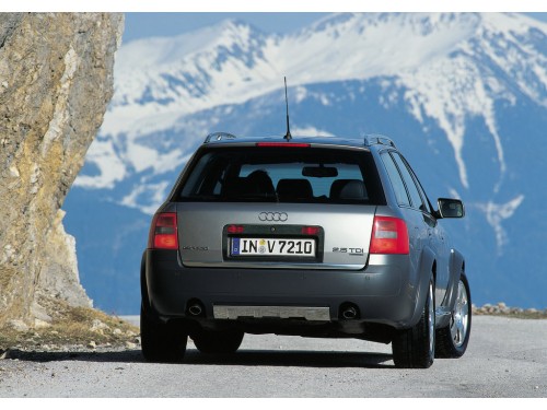 Характеристики автомобиля Audi A6 allroad quattro 2.7T MT quattro (02.2000 - 04.2001): фото, вместимость, скорость, двигатель, топливо, масса, отзывы
