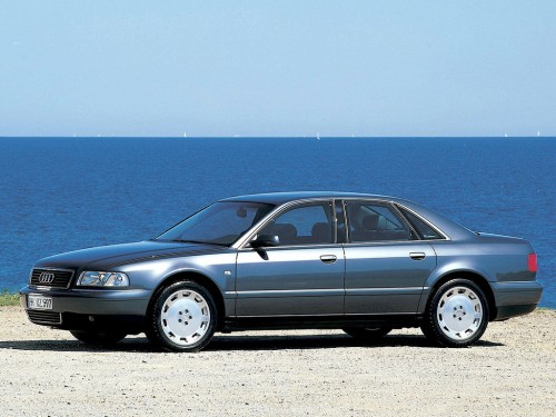 Характеристики автомобиля Audi A8 4.2 AT quattro (06.1999 - 09.2002): фото, вместимость, скорость, двигатель, топливо, масса, отзывы