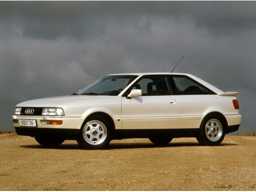 Характеристики автомобиля Audi Coupe 2.3 E AT (03.1990 - 07.1991): фото, вместимость, скорость, двигатель, топливо, масса, отзывы