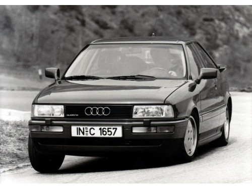 Характеристики автомобиля Audi Coupe 2.3 E MT quattro (10.1988 - 07.1991): фото, вместимость, скорость, двигатель, топливо, масса, отзывы