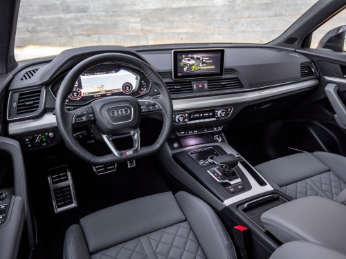 Характеристики автомобиля Audi Q5 2.0 45 TFSI quattro S tronic Design (01.2019 - 08.2020): фото, вместимость, скорость, двигатель, топливо, масса, отзывы