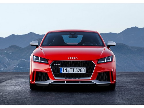 Характеристики автомобиля Audi TT RS 2.5 TFSI quattro S tronic (11.2017 - 02.2019): фото, вместимость, скорость, двигатель, топливо, масса, отзывы
