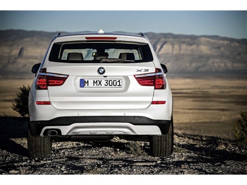 Характеристики автомобиля BMW X3 xDrive 20i AT M Sport (06.2014 - 11.2017): фото, вместимость, скорость, двигатель, топливо, масса, отзывы