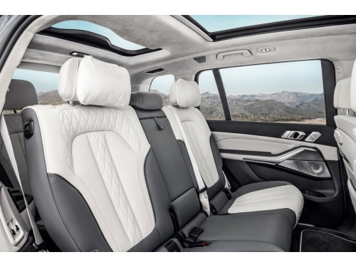 Характеристики автомобиля BMW X7 M60i AT (05.2022 - н.в.): фото, вместимость, скорость, двигатель, топливо, масса, отзывы