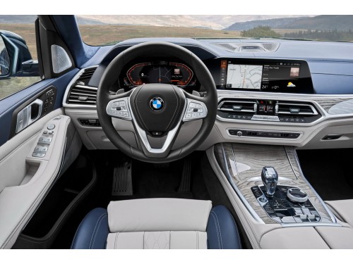 Характеристики автомобиля BMW X7 M50d AT Dark Shadow Edition (07.2020 - 08.2021): фото, вместимость, скорость, двигатель, топливо, масса, отзывы