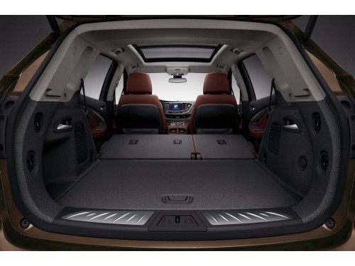 Характеристики автомобиля Buick Envision 1.5 DSG 20T Elite (10.2014 - 12.2017): фото, вместимость, скорость, двигатель, топливо, масса, отзывы