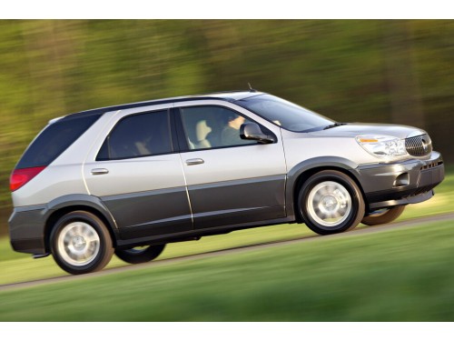 Характеристики автомобиля Buick Rendezvous 3.4 AT CXL (05.2001 - 06.2005): фото, вместимость, скорость, двигатель, топливо, масса, отзывы
