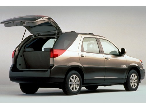 Характеристики автомобиля Buick Rendezvous 3.4 AT CXL (05.2001 - 06.2005): фото, вместимость, скорость, двигатель, топливо, масса, отзывы