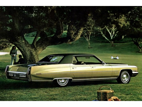 Характеристики автомобиля Cadillac DeVille 7.7 AT Hardtop Sedan de Ville (10.1970 - 09.1971): фото, вместимость, скорость, двигатель, топливо, масса, отзывы