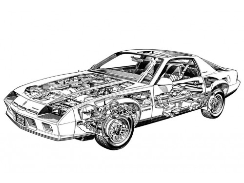 Характеристики автомобиля Chevrolet Camaro 2.8 AT Sport Coupe Overdrive (11.1982 - 10.1984): фото, вместимость, скорость, двигатель, топливо, масса, отзывы