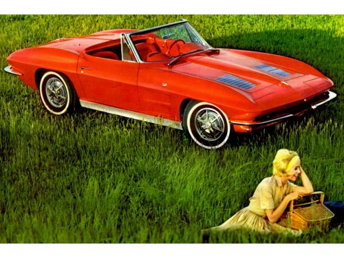 Характеристики автомобиля Chevrolet Corvette 5.4 MT Sting Ray Ramjet Fuel Injection 4-gear (08.1962 - 07.1963): фото, вместимость, скорость, двигатель, топливо, масса, отзывы