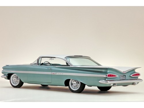 Характеристики автомобиля Chevrolet Impala 4.6i AT2 Impala Sport Coupe (10.1958 - 09.1959): фото, вместимость, скорость, двигатель, топливо, масса, отзывы