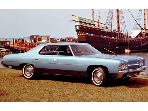 Характеристики автомобиля Chevrolet Impala 7.4 AT Impala Sport Sedan (10.1971 - 09.1972): фото, вместимость, скорость, двигатель, топливо, масса, отзывы