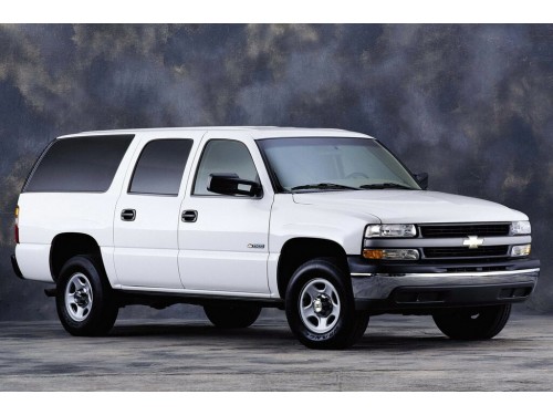 Характеристики автомобиля Chevrolet Suburban 5.3 AT 4x4 1500 LS (10.2003 - 12.2005): фото, вместимость, скорость, двигатель, топливо, масса, отзывы
