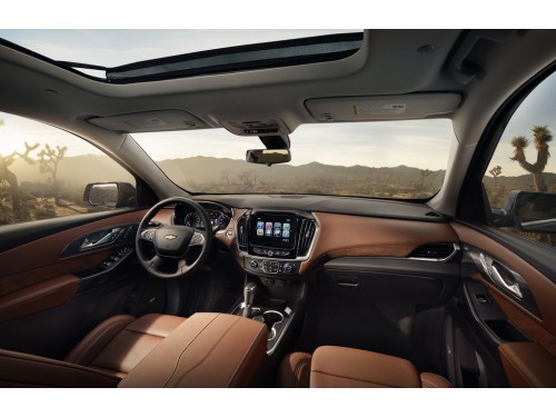 Характеристики автомобиля Chevrolet Traverse 3.6 AT LE (04.2018 - 08.2018): фото, вместимость, скорость, двигатель, топливо, масса, отзывы