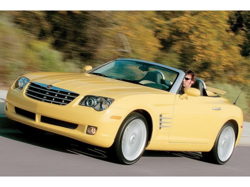 Характеристики автомобиля Chrysler Crossfire 3.2 AT Crossfire (02.2003 - 04.2007): фото, вместимость, скорость, двигатель, топливо, масса, отзывы