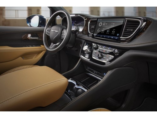 Характеристики автомобиля Chrysler Pacifica 3.6 EVT Hybrid Pinnacle (02.2020 - н.в.): фото, вместимость, скорость, двигатель, топливо, масса, отзывы