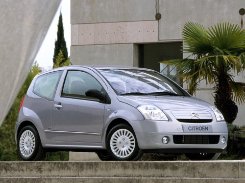 Характеристики автомобиля Citroen C2 1.4 HDi MT VSX (01.2004 - 10.2009): фото, вместимость, скорость, двигатель, топливо, масса, отзывы