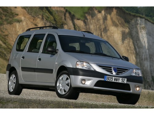 Характеристики автомобиля Dacia Logan MCV 1.5 dCi MT Ambience 5-seats (01.2008 - 02.2009): фото, вместимость, скорость, двигатель, топливо, масса, отзывы