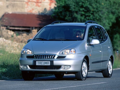 Характеристики автомобиля Daewoo Tacuma 2.0 AT (01.2000 - 01.2004): фото, вместимость, скорость, двигатель, топливо, масса, отзывы
