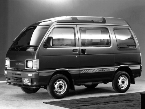 Характеристики автомобиля Daihatsu Atrai 550 EX turbo (05.1987 - 09.1988): фото, вместимость, скорость, двигатель, топливо, масса, отзывы