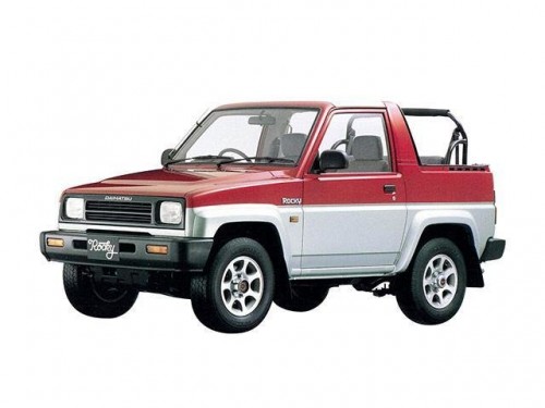 Характеристики автомобиля Daihatsu Rocky 1.6 DX (06.1990 - 02.1992): фото, вместимость, скорость, двигатель, топливо, масса, отзывы