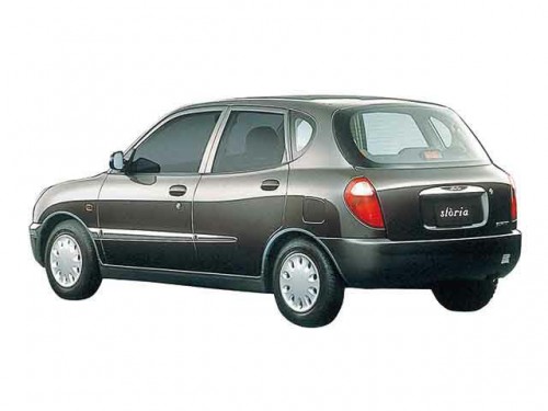 Характеристики автомобиля Daihatsu Storia 1.0 CX limited (04.1999 - 04.2000): фото, вместимость, скорость, двигатель, топливо, масса, отзывы