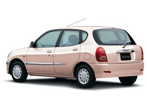 Характеристики автомобиля Daihatsu Storia 1.0 CL limited (04.2003 - 05.2004): фото, вместимость, скорость, двигатель, топливо, масса, отзывы
