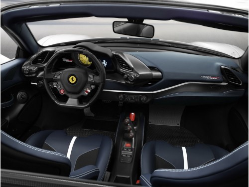 Характеристики автомобиля Ferrari 488 Pista 3.9 AMT Spider (08.2018 - 08.2019): фото, вместимость, скорость, двигатель, топливо, масса, отзывы