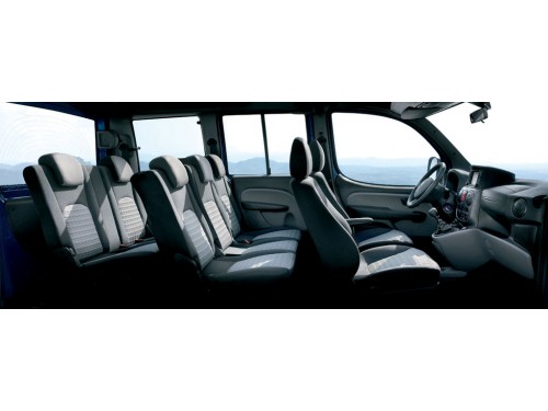 Характеристики автомобиля Fiat Doblo 1.3 D Multijet MT Active (10.2005 - 11.2009): фото, вместимость, скорость, двигатель, топливо, масса, отзывы