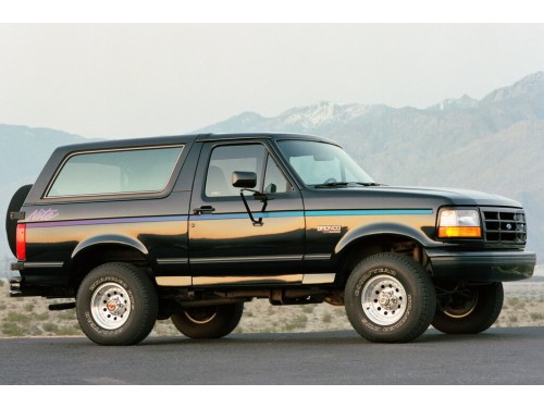 Характеристики автомобиля Ford Bronco 4.9 EFi MT Bronco XLT (10.1991 - 09.1992): фото, вместимость, скорость, двигатель, топливо, масса, отзывы