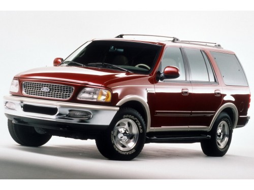 Характеристики автомобиля Ford Expedition 5.4 AT 4WD XLT (07.1996 - 11.1998): фото, вместимость, скорость, двигатель, топливо, масса, отзывы