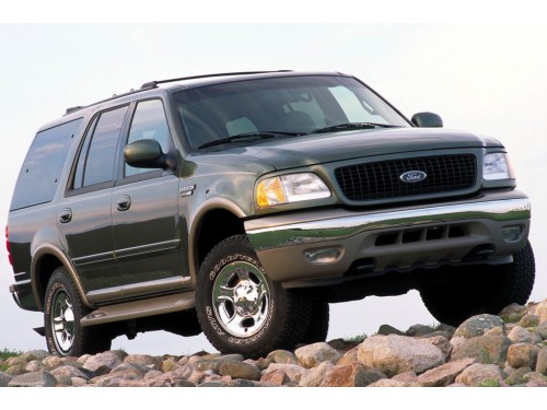 Характеристики автомобиля Ford Expedition 4.6 AT 4WD XLT (12.1998 - 02.2001): фото, вместимость, скорость, двигатель, топливо, масса, отзывы