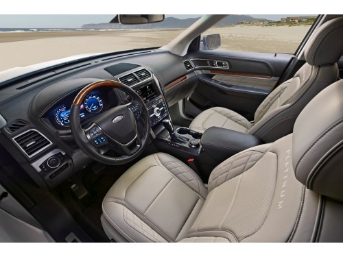 Характеристики автомобиля Ford Explorer 3.5 AT FWD XLT (05.2015 - 09.2017): фото, вместимость, скорость, двигатель, топливо, масса, отзывы