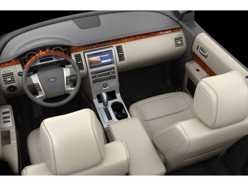 Характеристики автомобиля Ford Flex 3.5 EcoBoost AT AWD Titanium (06.2010 - 02.2012): фото, вместимость, скорость, двигатель, топливо, масса, отзывы