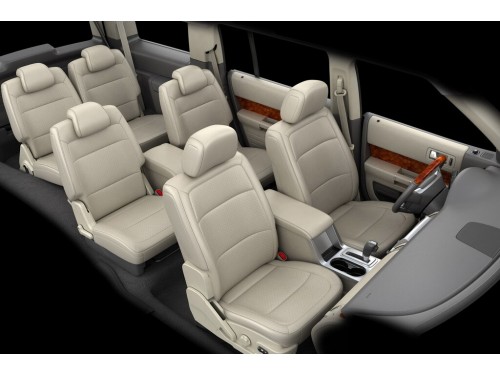 Характеристики автомобиля Ford Flex 3.5 EcoBoost AT AWD Titanium (06.2010 - 02.2012): фото, вместимость, скорость, двигатель, топливо, масса, отзывы