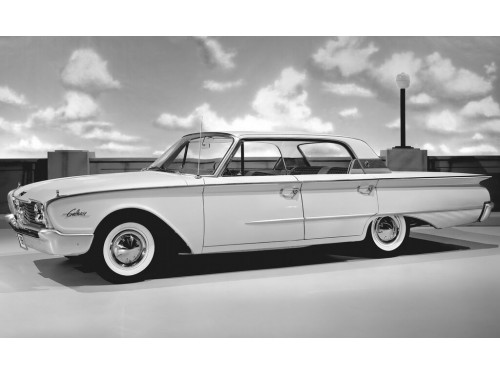 Характеристики автомобиля Ford Galaxie 3.6 AT Town Sedan Fordomatic (10.1959 - 09.1960): фото, вместимость, скорость, двигатель, топливо, масса, отзывы
