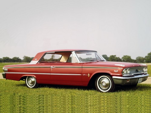 Характеристики автомобиля Ford Galaxie 3.6 AT 500 Club Sedan Fordomatic (10.1962 - 09.1963): фото, вместимость, скорость, двигатель, топливо, масса, отзывы