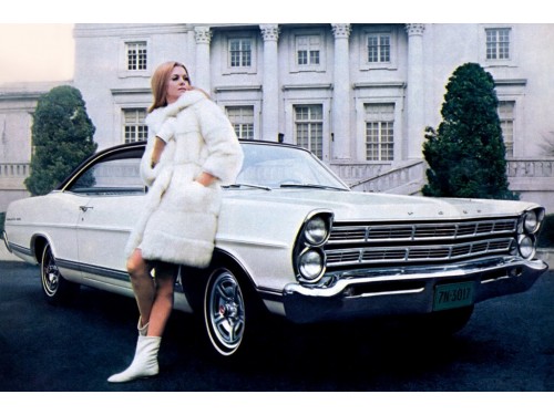 Характеристики автомобиля Ford Galaxie 6.4 MT 500 Hardtop (10.1966 - 09.1967): фото, вместимость, скорость, двигатель, топливо, масса, отзывы