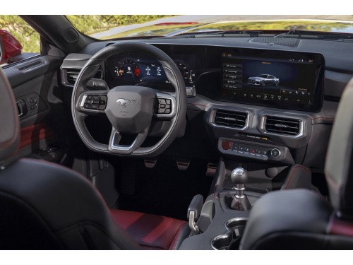 Характеристики автомобиля Ford Mustang 5.0 Ti-VCT MT GT Premium (active exhaust) (07.2023 - н.в.): фото, вместимость, скорость, двигатель, топливо, масса, отзывы