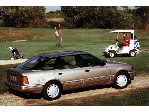 Характеристики автомобиля Ford Scorpio 2.0 cat. MT CL (05.1987 - 04.1990): фото, вместимость, скорость, двигатель, топливо, масса, отзывы