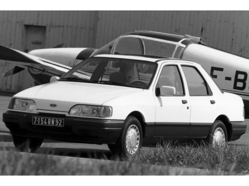 Характеристики автомобиля Ford Sierra 2.0 AT Ghia (01.1987 - 02.1990): фото, вместимость, скорость, двигатель, топливо, масса, отзывы