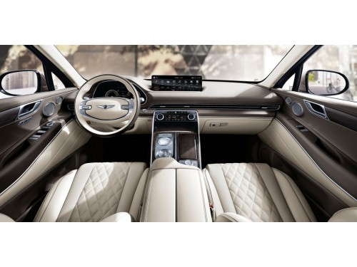 Характеристики автомобиля Genesis GV80 3.0 VGT AT 4WD Elite 5 мест (12.2020 - 12.2022): фото, вместимость, скорость, двигатель, топливо, масса, отзывы