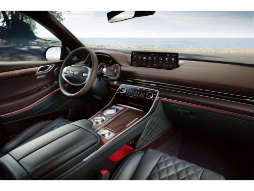 Характеристики автомобиля Genesis GV80 2.5 T-GDI AT 2WD 5 seats (02.2020 - н.в.): фото, вместимость, скорость, двигатель, топливо, масса, отзывы