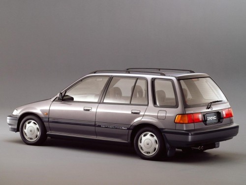 Характеристики автомобиля Honda Civic Shuttle 1.6 56i (09.1987 - 08.1989): фото, вместимость, скорость, двигатель, топливо, масса, отзывы