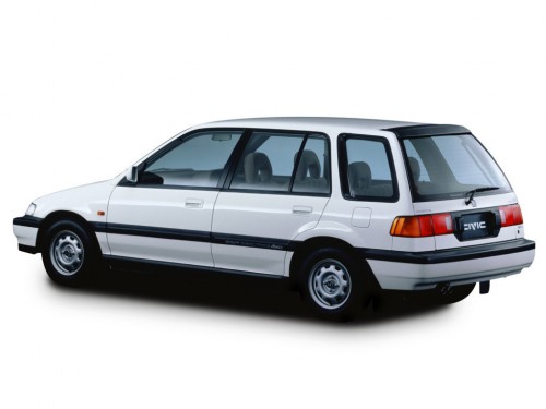 Характеристики автомобиля Honda Civic Shuttle 1.3 53U (09.1989 - 08.1990): фото, вместимость, скорость, двигатель, топливо, масса, отзывы