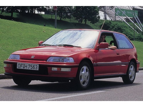 Характеристики автомобиля Honda Civic 1.6i VT MT SiR (07.1989 - 09.1991): фото, вместимость, скорость, двигатель, топливо, масса, отзывы